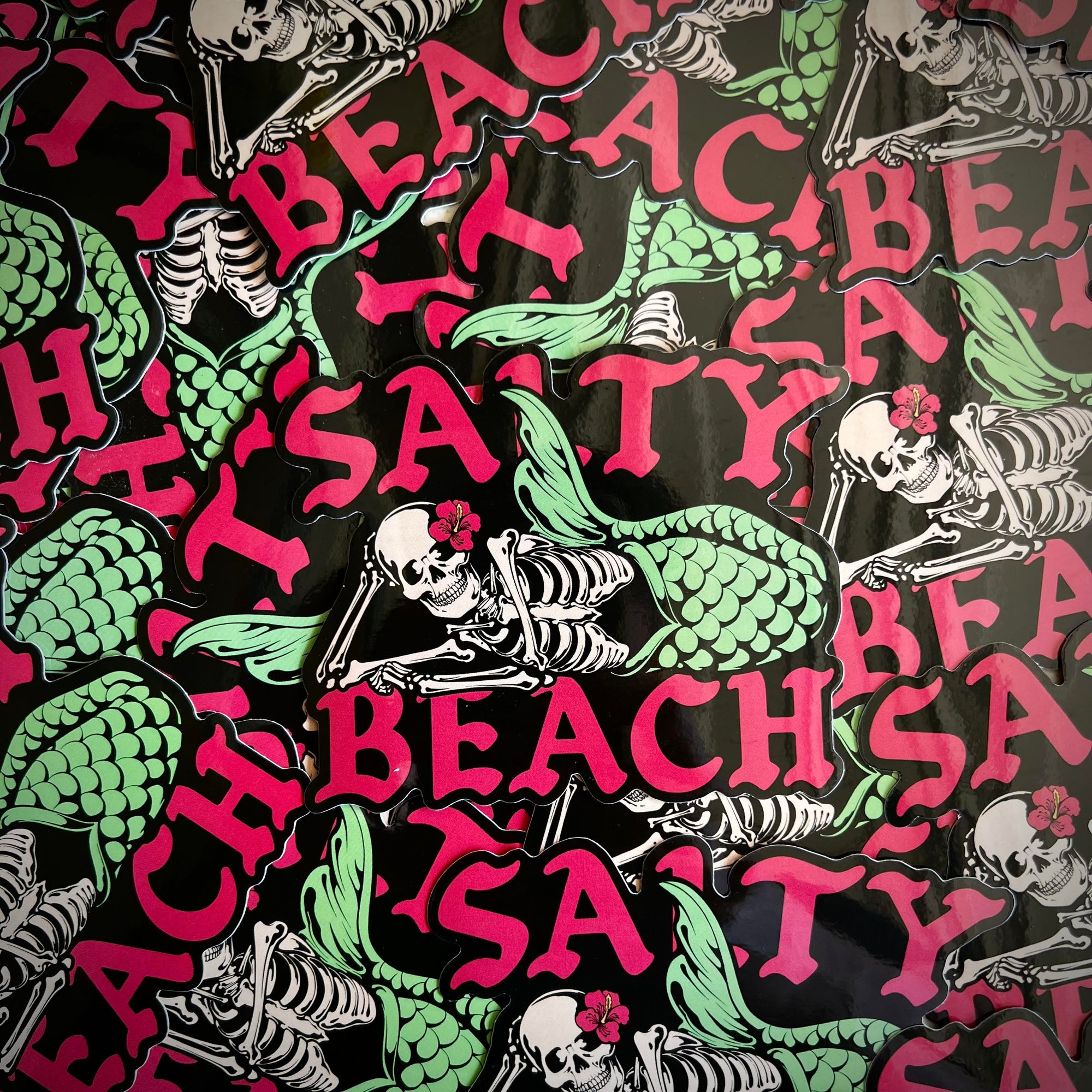 Salty Beach Sticker