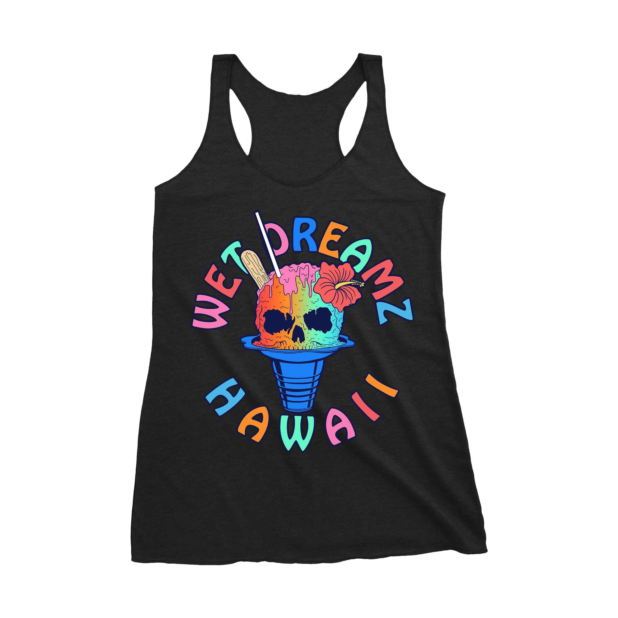 "Wet Dreamz Shave Ice" Racerback Tank