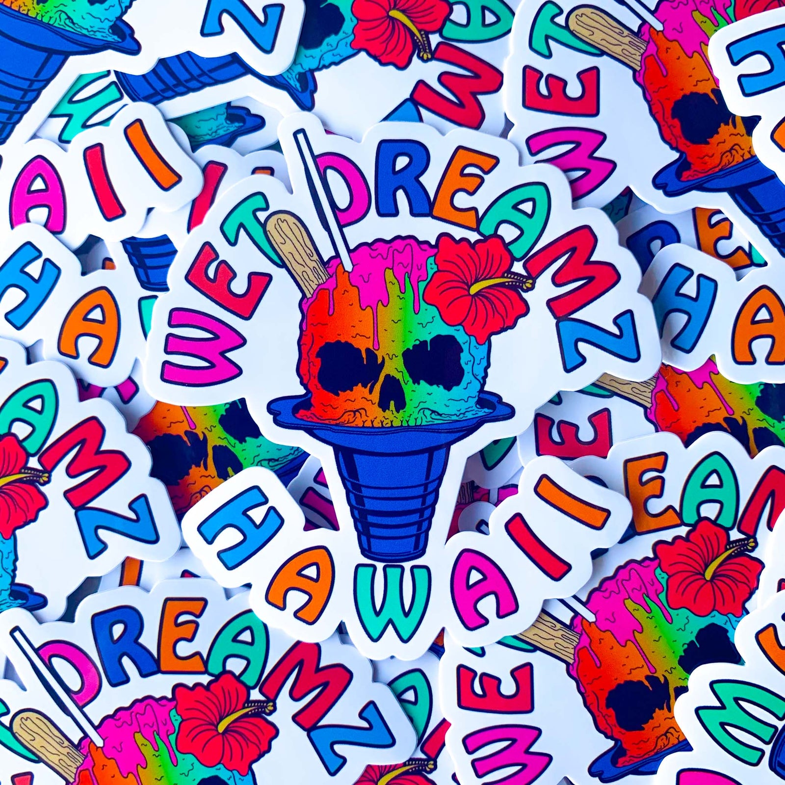 "Skelly Ice" Sticker