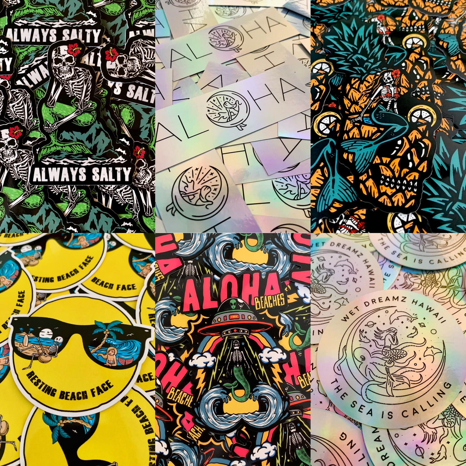 "Mixed Mermaid" Sticker Pack