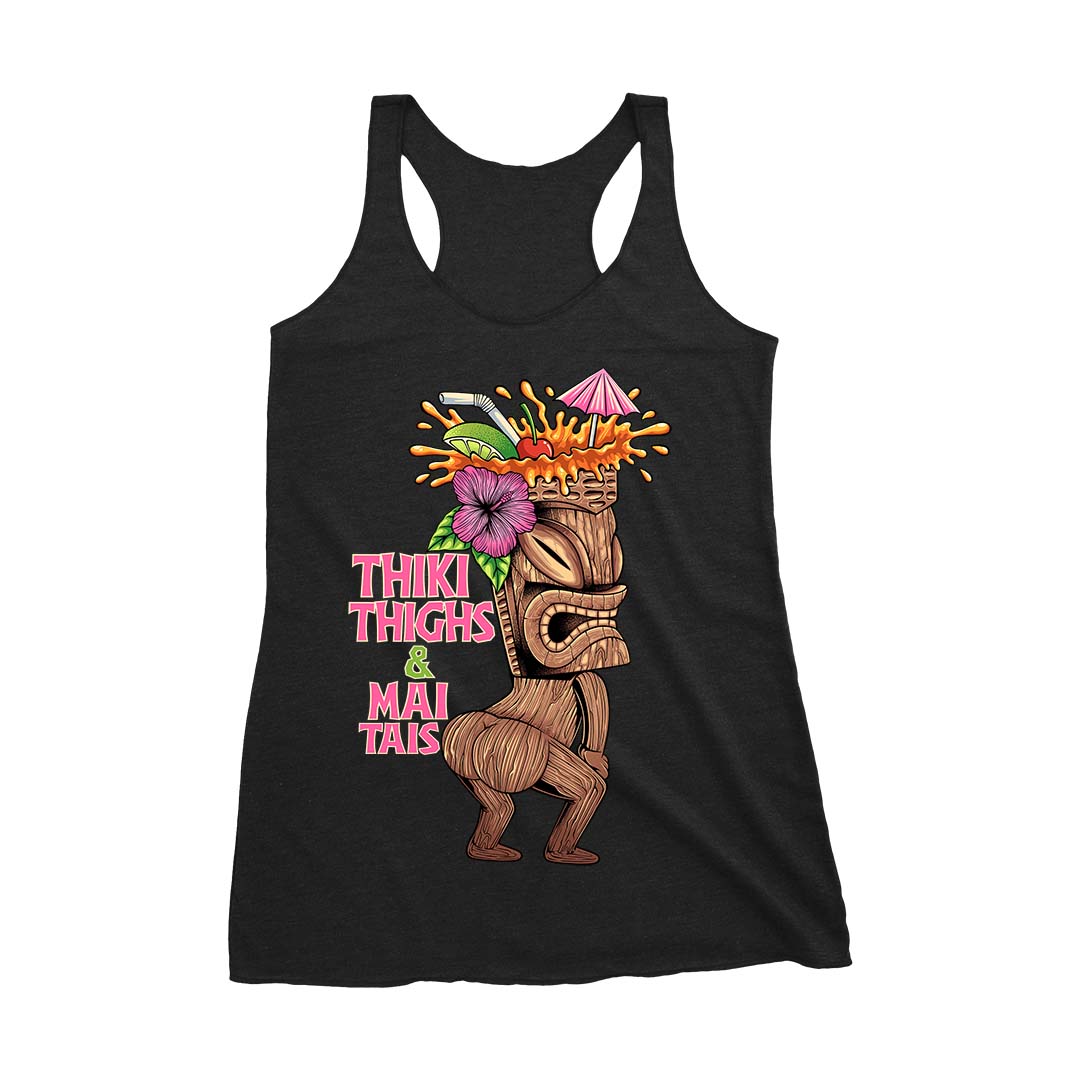 Women's Thiki Thighs Racerback Tank
