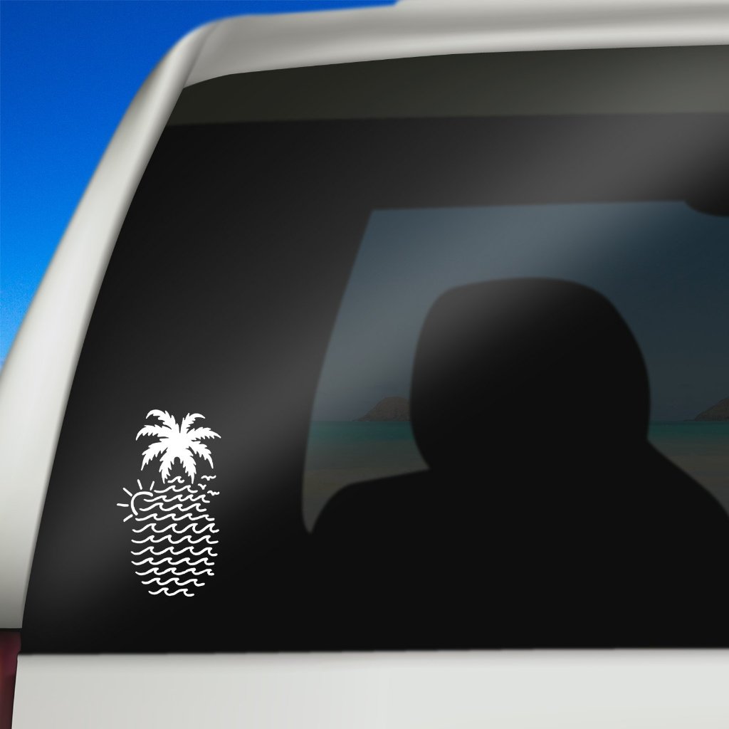 PRE-ORDER | Wavy Pineapple Decal