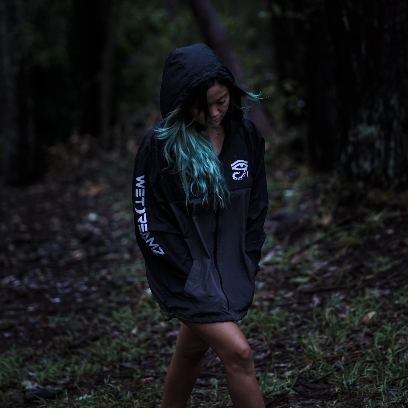 Tako Eye Windbreaker - Black/Grey