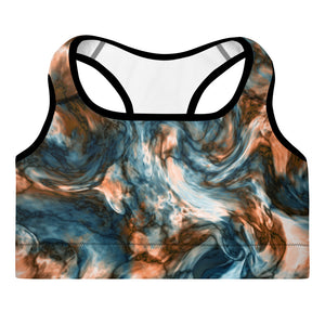 Padded Sports Bra - Rust