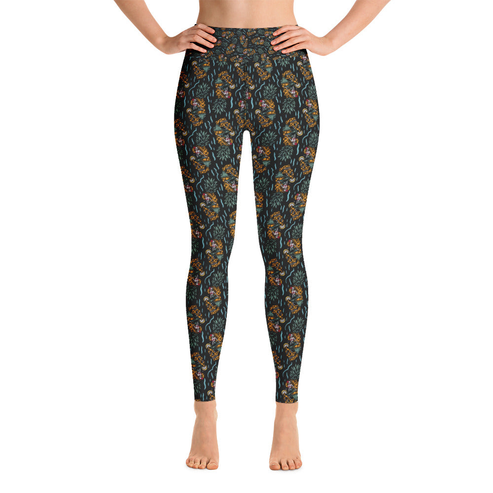 "Pina Skullada" Yoga Leggings