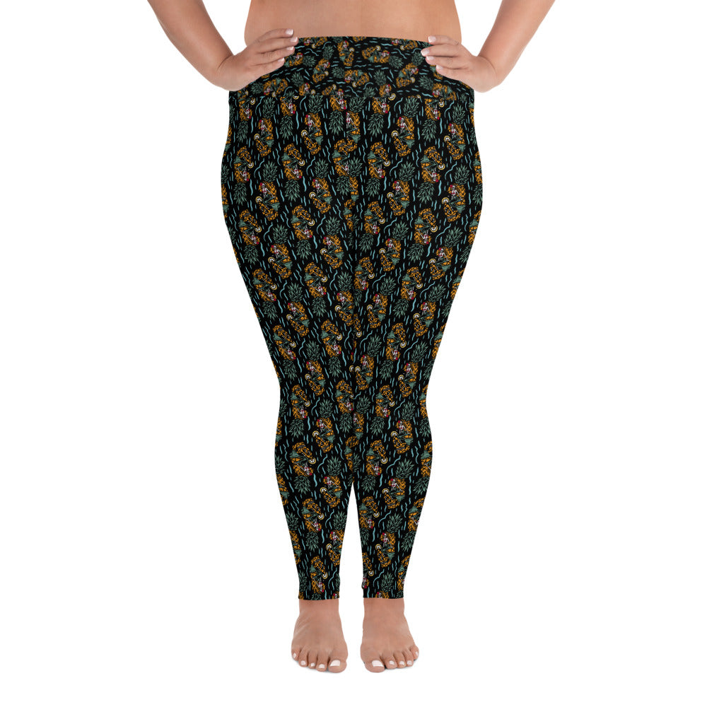 "Pina Skullada" Plus Size Leggings