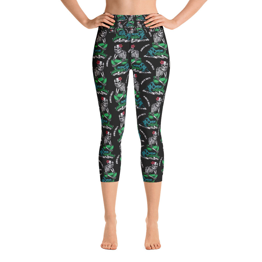 "Always Salty" Yoga Capri Leggings