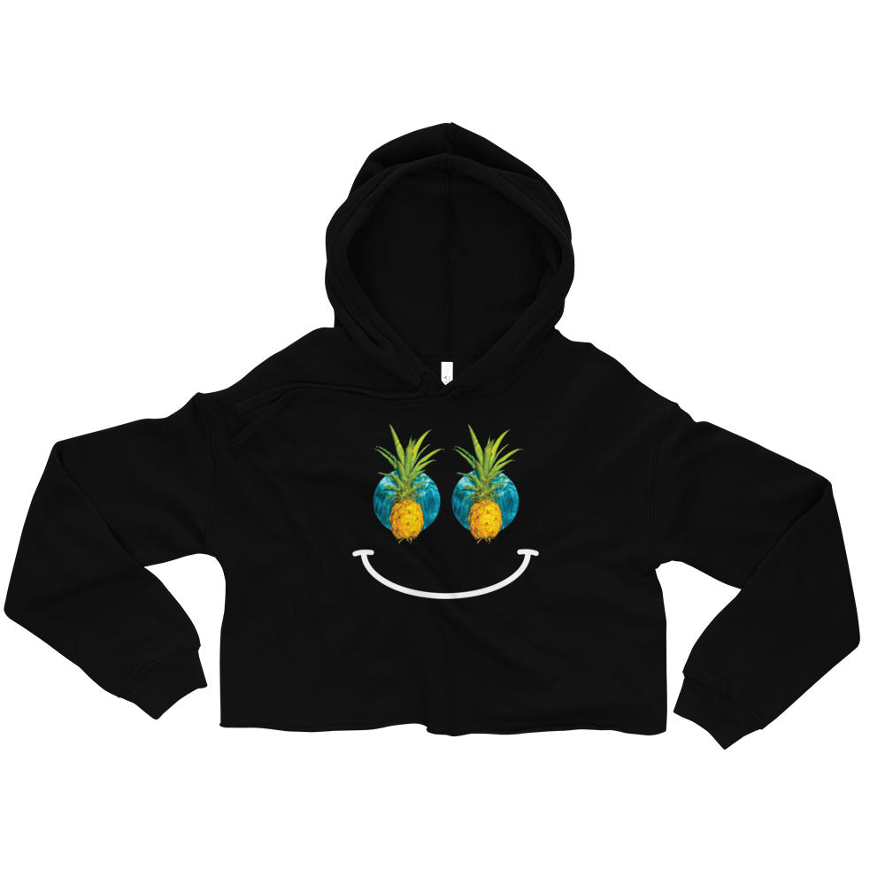 "Pineapple Pupils" Crop Hoodie