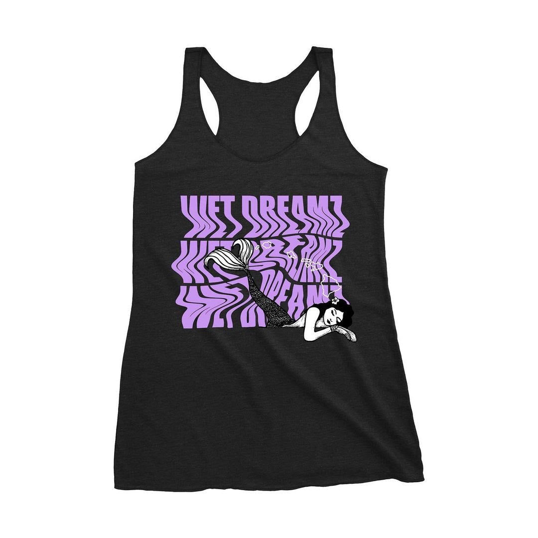 "Hawaii on Mermind" Racerback Tank