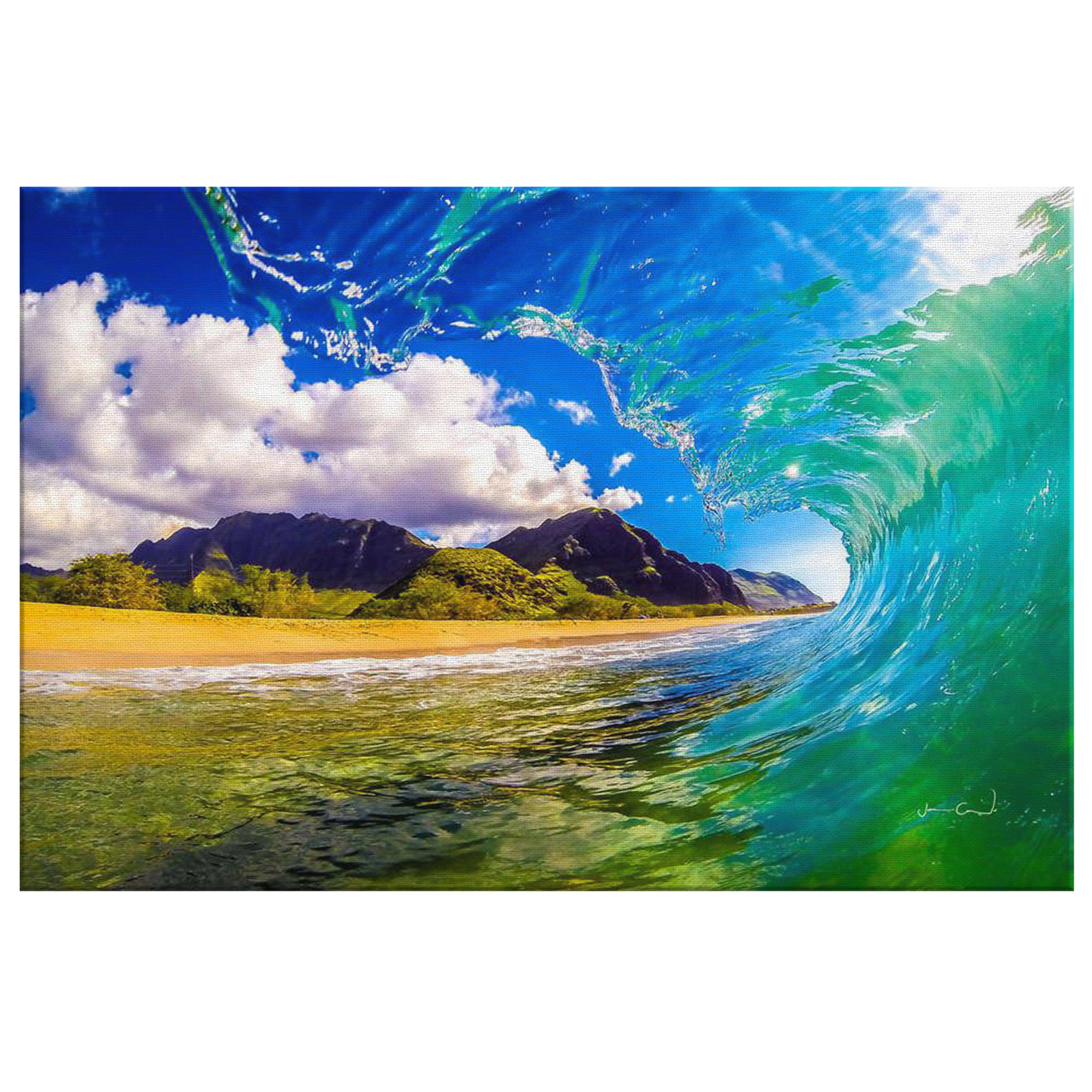 "Paradise Perfect" Canvas